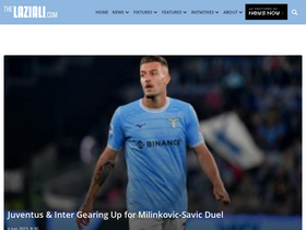 'thelaziali.com' screenshot