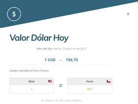 'dolaronline.cl' screenshot