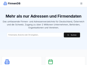 'firmendb.de' screenshot