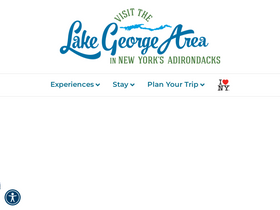 'visitlakegeorge.com' screenshot