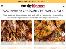 'familydinners.com' screenshot