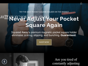 squaredawayfashion.com homepage screenshot