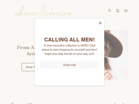 'cherielorraine.com' screenshot