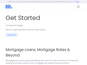 'mortgageloan.com' screenshot