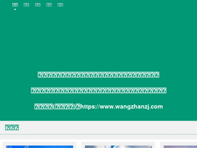 'wangzhanzj.com' screenshot