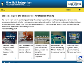 'mikeholt.com' screenshot