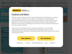 'arztsuche24.at' screenshot