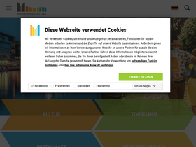 'muensterland.com' screenshot