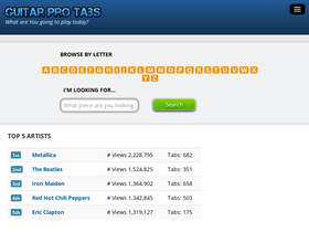 'guitarprotabs.net' screenshot