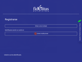 'fidelitasvirtual.org' screenshot