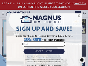 'magnushomeproducts.com' screenshot