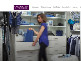 'organizedinteriors.com' screenshot