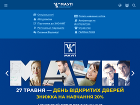 'maup.com.ua' screenshot