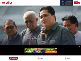 'antvklik.com' screenshot