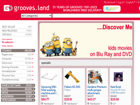'grooves.land' screenshot