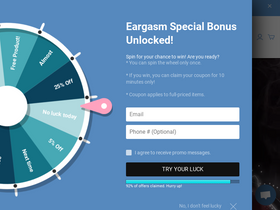 'eargasm.com' screenshot