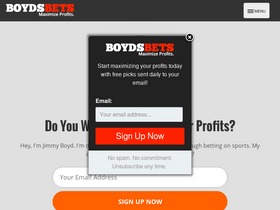 'boydsbets.com' screenshot