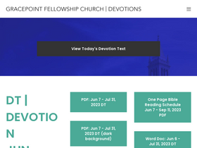 'gracepoint-berkeley-devotions.org' screenshot