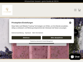 cantony.de homepage screenshot