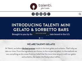'talentigelato.com' screenshot