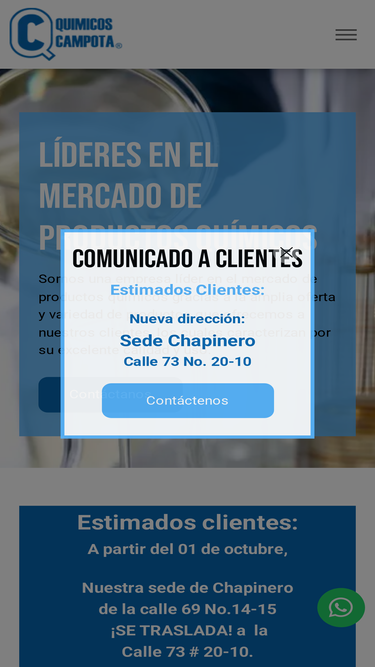 quimicoscampota.com