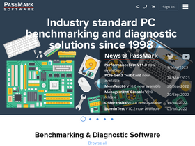 'passmark.com' screenshot