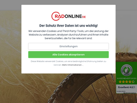 'radonline.de' screenshot