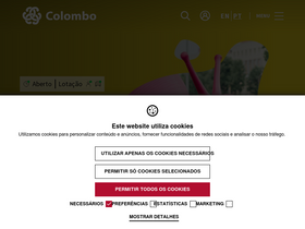 'colombo.pt' screenshot