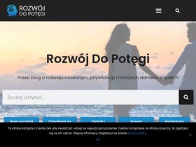 'rozwojdopotegi.pl' screenshot