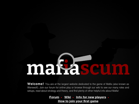 'mafiascum.net' screenshot