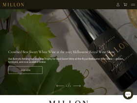 millonwines.com.au homepage screenshot