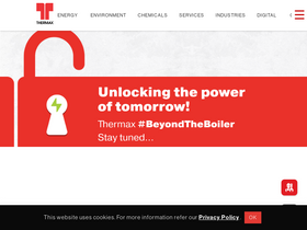 'thermaxglobal.com' screenshot