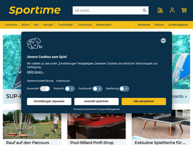 'sportime.de' screenshot