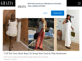 'graziadaily.co.uk' screenshot