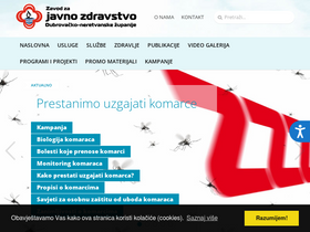 'zzjzdnz.hr' screenshot