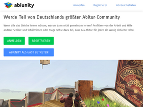 'abiunity.de' screenshot