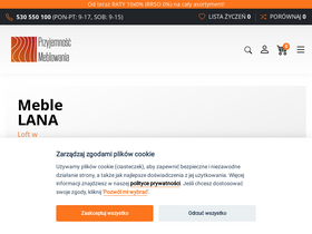 'przyjemnoscmeblowania.pl' screenshot