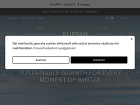 Klippanyllefabrik homepage screenshot