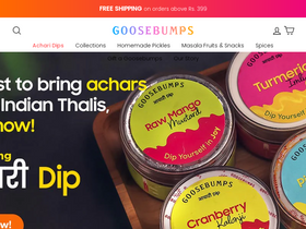 'goosebumps.store' screenshot