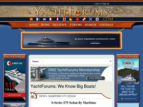 'yachtforums.com' screenshot