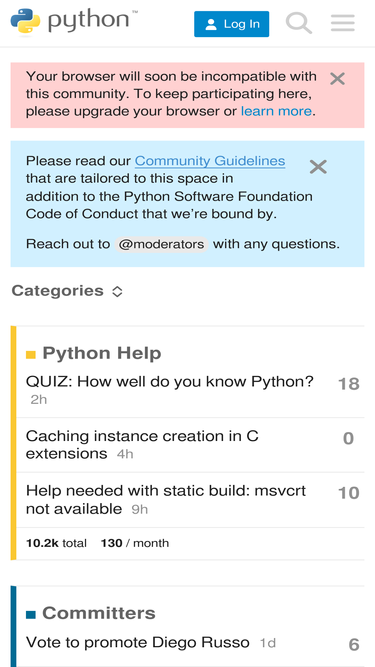 Discuss Python Org Traffic Ranking Marketing Analytics Similarweb