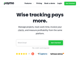 'paymoapp.com' screenshot