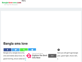 'bangla-love-sms.com' screenshot