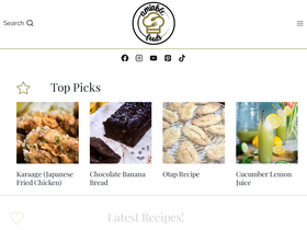 'amiablefoods.com' screenshot