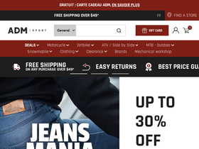 'admsport.com' screenshot
