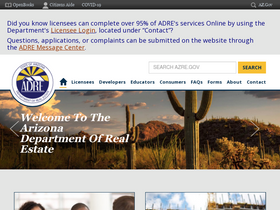 'azre.gov' screenshot