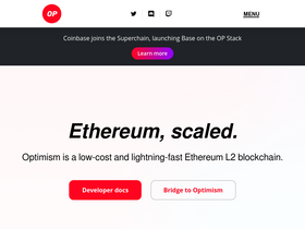 'optimism.io' screenshot