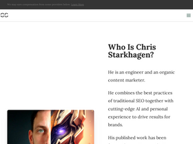 'chrisstarkhagen.com' screenshot