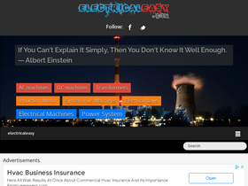 'electricaleasy.com' screenshot