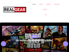 'realgear.net' screenshot